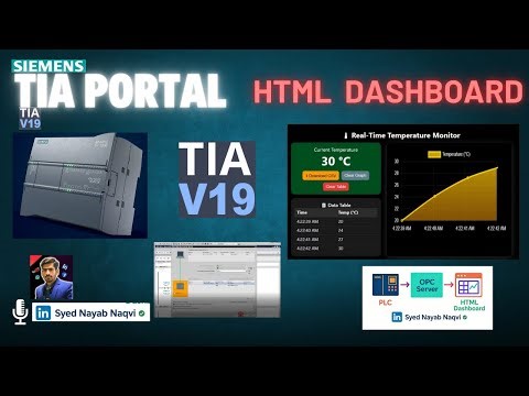 TIA Portal with Real-Time PLC Temperature Monitoring using IoT Gateway + HTML 📈🌡️#plc #iot #tech11kv