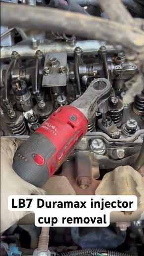 LB7 injector cup replacement #mechanic #automobile #work #foryou #fyp #chevrolet #diesel #love #fail