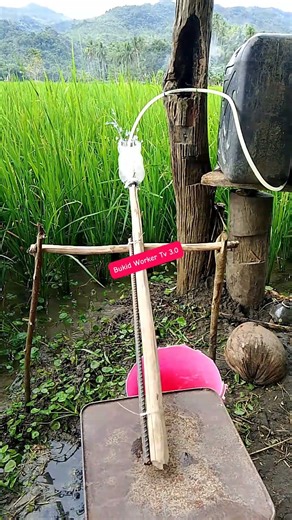 AUTOMATIC Strike Bird Repel Device Makalumang Paraan Ng Mga Magsasaka Pangtaboy Ng Ibon