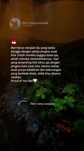 @ida Bangga sama anakku #quotes #ibu #anak #anakku #herysetyaananda