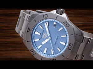 TAG Heuer Aquaracer Professional 200 Solargraph – New Ice Blue Dial & Titanium Case Review