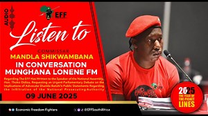 9.4K views · 302 reactions | ♦️Listen♦️ EFF MP, Commissar Shikwambana Mandla on Munghana Lonene FM, discussing the letter which was written to the Speaker of the National Assembly, Hon. Thoko Didiza, Requesting an Urgent Parliamentary Debate on the Implications of Advocate Shamila Batohi’s Public Statements Regarding the Infiltration of the National Prosecuting Authority. | Economic Freedom Fighters | Facebook