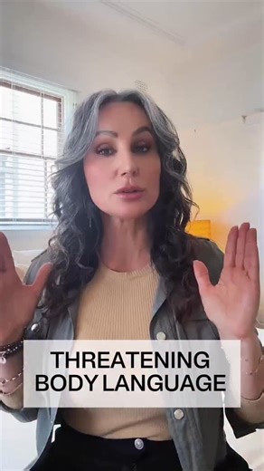 10K views · 457 reactions | This body language is a clear sign of threat. It’s not paranoia, it’s your nervous system picking up on danger. Watch for this. #bodylanguage #threat #personalsafety #psychologyfacts #psychology | Liz Rose | Facebook