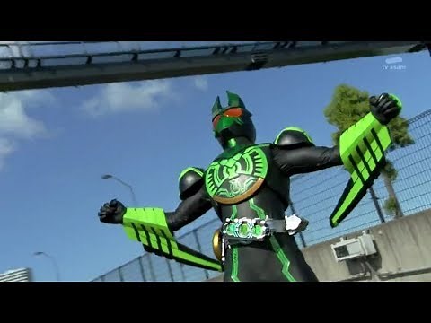 Kamen Rider OOO Gatakiriba First Henshin And Battle