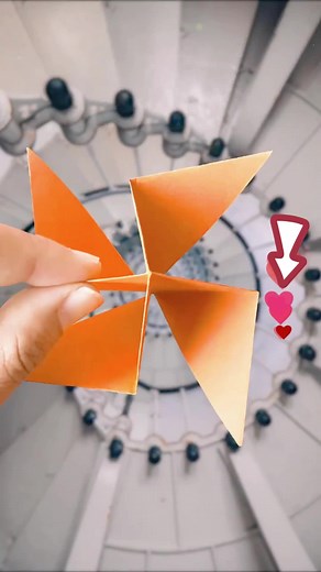 The huge cute windmill easy to understand,simple and practical~#diy #handmade #origami