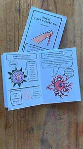4.4K views · 29 reactions | We have been busy making zines again. This one was created by my son, with a little help from me. I’ve got a fun and easy printable activity sheet about zine making you can download from my website. | Mini Mad Things | Facebook