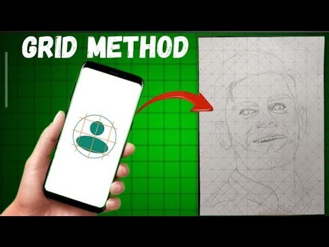 Grid Method Drawing Tutorial | How to Draw Portrait Using a Grid Method #gridmethod