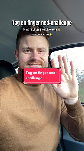 Tag en finger ned-Challenge fra mig til jer. Del med venner og duet gerne ☺️🫶🏻 #tagenfingerned #skolelærer #folkeskole #dansktiktok #danskviral #esbenskolelærer
