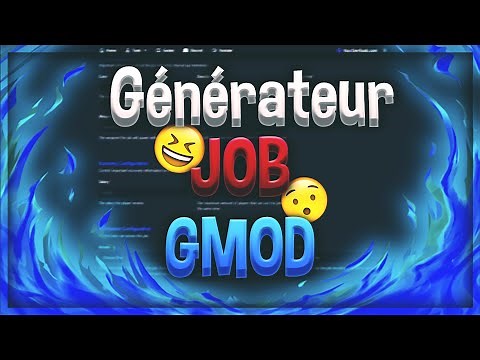 [TUTO] COMMENT CREER DES JOBS SUR GMOD !