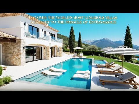Discover the World's Most Luxurious Villas | A Journey to the Pinnacle of Extravagance