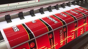 Inkjet Printing Large Sticker. No problem  Untuk tempahan dan...