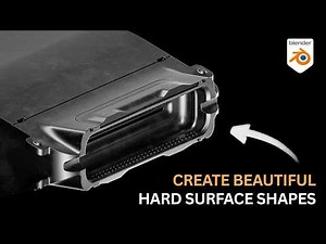 how i create beautiful hard surface designs in Blender