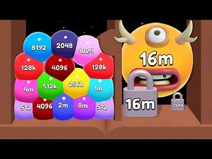 Jelly 2048 - Blob Merge 3D Base (Part 07): Reach 16m