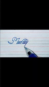 Murray write ✍️ in beautiful cursive style #calligraphy #handwriting #cursivestyles