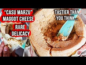 Eating The World's Most Dangerous Cheese: Casu Marzu (Rare, Tasty & w/ Maggots) | Sardinian Delicacy
