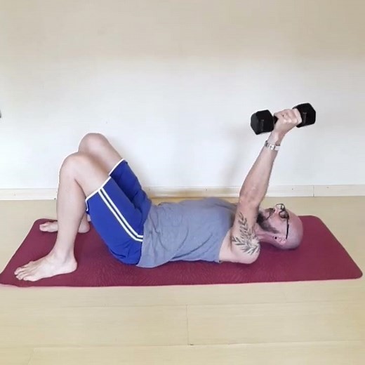 Supine ( inverted ) Codman Pendulum for scapular blockage (not for shoulder decompress)