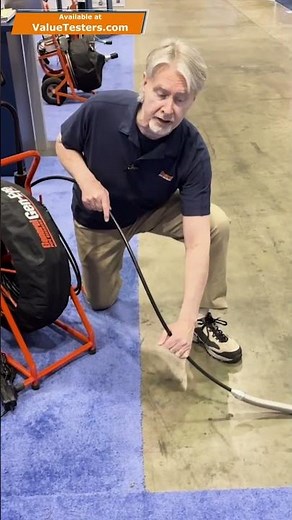 Gen-Eye Sewer Camera - The Best Way to Push Camera Rod through a Sewer Pipe.