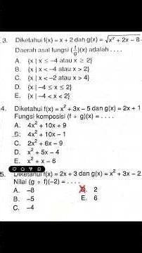 matematika || fungsi komposisi #videoshort #maths