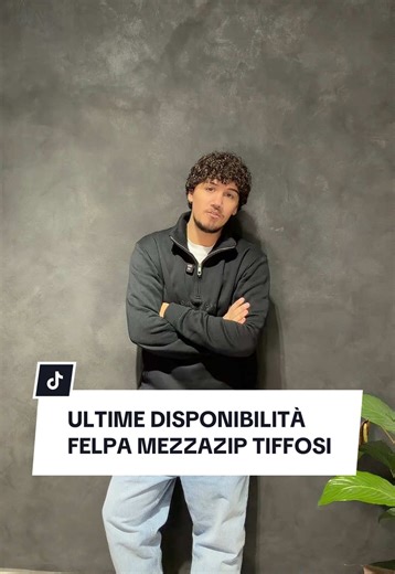 Oggi la felpa mezza zip di TIFFOSI la paghi meno di €25 con i nostri SALDI🤩🤩 Clicca sul link in basso per acquistarla sono rimaste le ultime disponibilità🚨🚨🚨