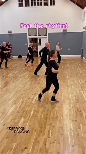 Nothing but good vibes samba steps 💃✨ Who knew cardio could feel this fun? #DanceFitness #SambaEnergy #FeelTheRhythm | Kerry On Dancing