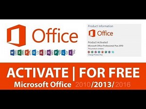 Permanently activate Microsoft Office 2016 Without product key [100% Working]