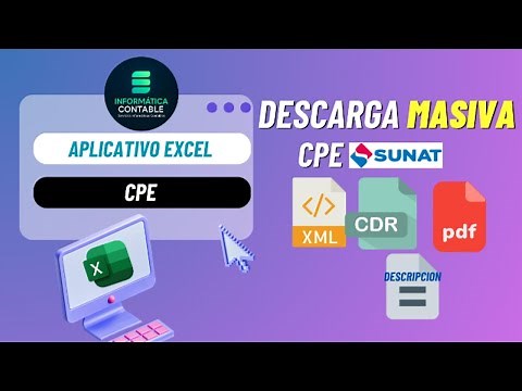 Bulk Download XML CDR PDF and Description of Electronic Payment Receipts - SUNAT