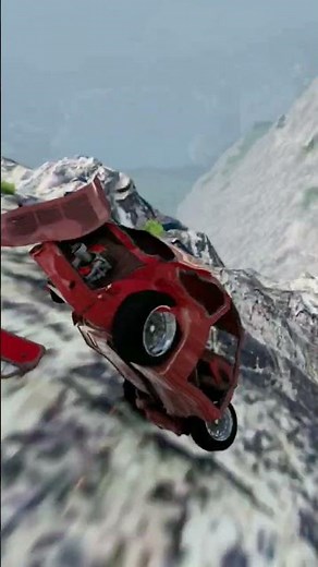 Fićo Falls Off Cliff and Smashes Hard! 💥🚗 BeamNG Drive Crash