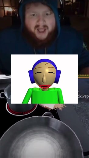 Baldi reacts to CaseOh screaming