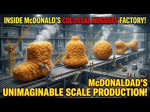 INSIDE McDONALD’S GIANT NUGGET FACTORY | THE MEGANUGGET PRODUCTION
