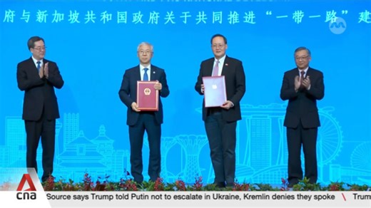 Singapore and China sign 25 agreements at annual top-level bilateral meeting