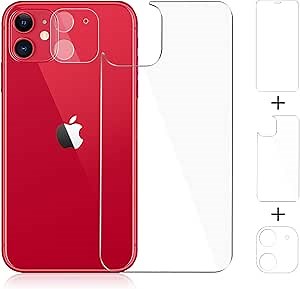 Beeyoka [3 Pack] Screen Protector for iPhone 11, iPhone 11 Camera Protector, iPhone 11 Front and Back Screen Protector Tempered Glass [Anti-Scratch] [New Version] Protective Film