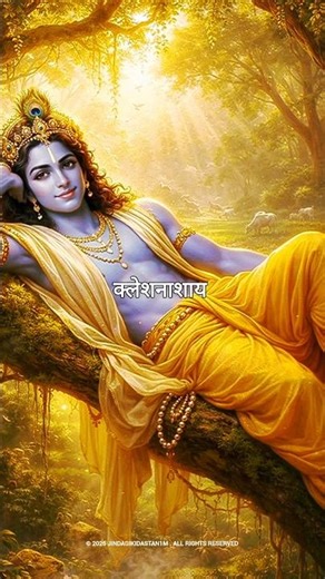 Powerful Krishna Mantra💥- 🕉️ KRISHNAYA VASUDEVAYA #krishna #chanting #meditation #music