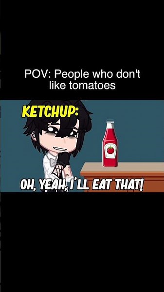 POV: People Who Don't Like Tomatoes | Gacha Life #Shorts