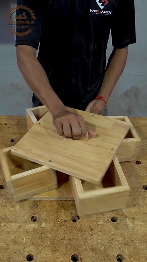 Best idea for Woodworking and How to make Box Folding#hardwood #Tools #reelsfb #Woodworking #amazing #viralreelsfb #woodlover #carpentry #Trick #woodworkingtechnique #Tips #woodworkingtools #DIY #Skill #woodjoinery | Woodworking TV