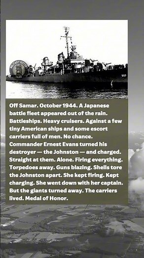 1 Destroyer Charged a Fleet of Battleships Head-On | Military History Talks