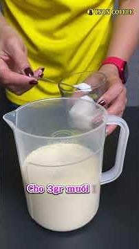 Công thức mới cách làm cà phê kem muối ngon để kinh doanh