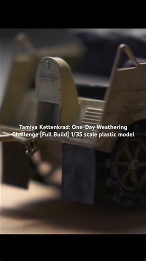 Tamiya Kettenkrad: One-Day Weathering Challenge [Full Build] 1/35 scale plastic model