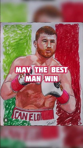 Canelo vs Crawford #canelo #canelocrawford #drawing