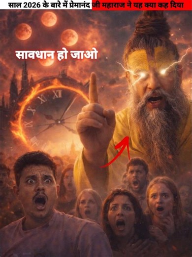 साल 2026 के बारे में प्रेमानंद जी महाराज ने यह क्या कह दिया #viral