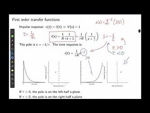 Control Systems. Lecture 5: Effect of pole locations.