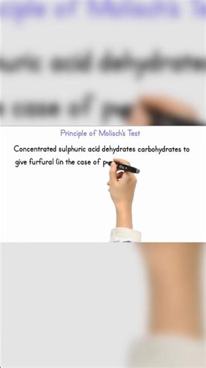 The Magic of the Molisch Test: Turning Carbohydrates into Violet #ChemicalReactions #ScienceMagic