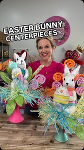 🐰 Let’s HIP-HOP into this Easter Centerpiece tutorial! ✨ Today Jen is taking some of our favorite foam bunnies, a cake stand and some ✨IRIDESCENT✨ sprays to make some fun Easter displays! These are perfect for a kitchen island, or on a side table, or anywhere, really! 🐰 Let us know if you enjoyed this tutorial and let us know what you’d like to learn next! | Burlap & Bling Decor
