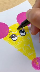 🐭 Fun mouse acrylic painting for kids — simple, colorful, and full of creativity!#diycraft #diycraftwonders #advancedartskill #acrylicpainting #creativekidsidea #easyartproject | DIY Craft Wonders