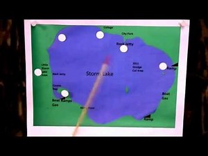 Best Spring Crappie locations at Storm Lake Iowa. Proven results on these hot spots.