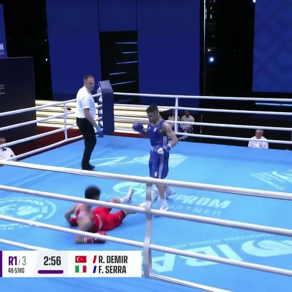 27K views · 511 reactions | Nominee for the fastest knockdown of the tournament. The 3rd day of The EUBC Men's Elite European Boxing Championships is on the air. links to the broadcast in the stories. SERRA Federico Emilio  @serra.federico @federazionepugilisticaitaliana | IBA | Facebook