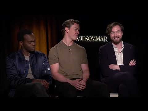 Will Poulter, William Jackson Harper and Vilhelm Blomgren Interview: Midsommar