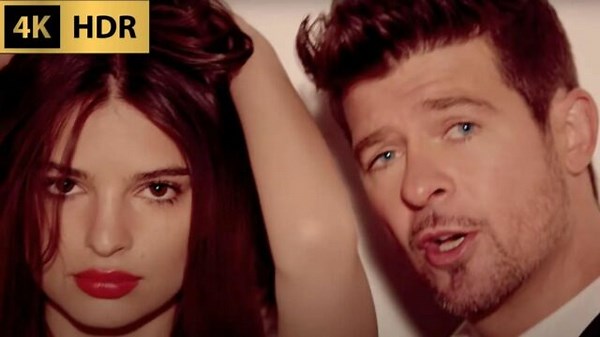 4K Remastered - Blurred Lines (Unrated Version) by Robin Thicke (0:01) - YTboob