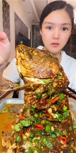 fish curry eating challenge asmr