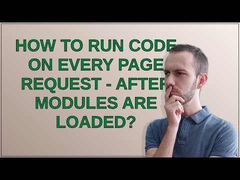 Drupal: How to run code on every page request - after modules are loaded?