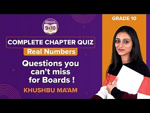 Real Numbers Class 10 Maths: Full Chapter Revision Menti Quiz (Important Questions) | BYJUS Class 10